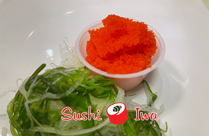Order ORANGE CAVIAR SASHIMI food online from Sushi Iwa store, Clayton on bringmethat.com