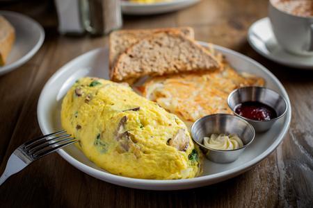 Order Shroomed Omelette food online from Cupitol Coffee & Eatery store, Chicago on bringmethat.com