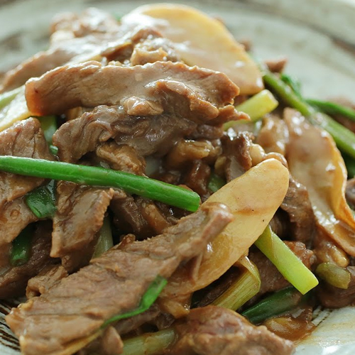Order Ginger with Lamb Dry food online from Kitchen O China store, Jersey City on bringmethat.com