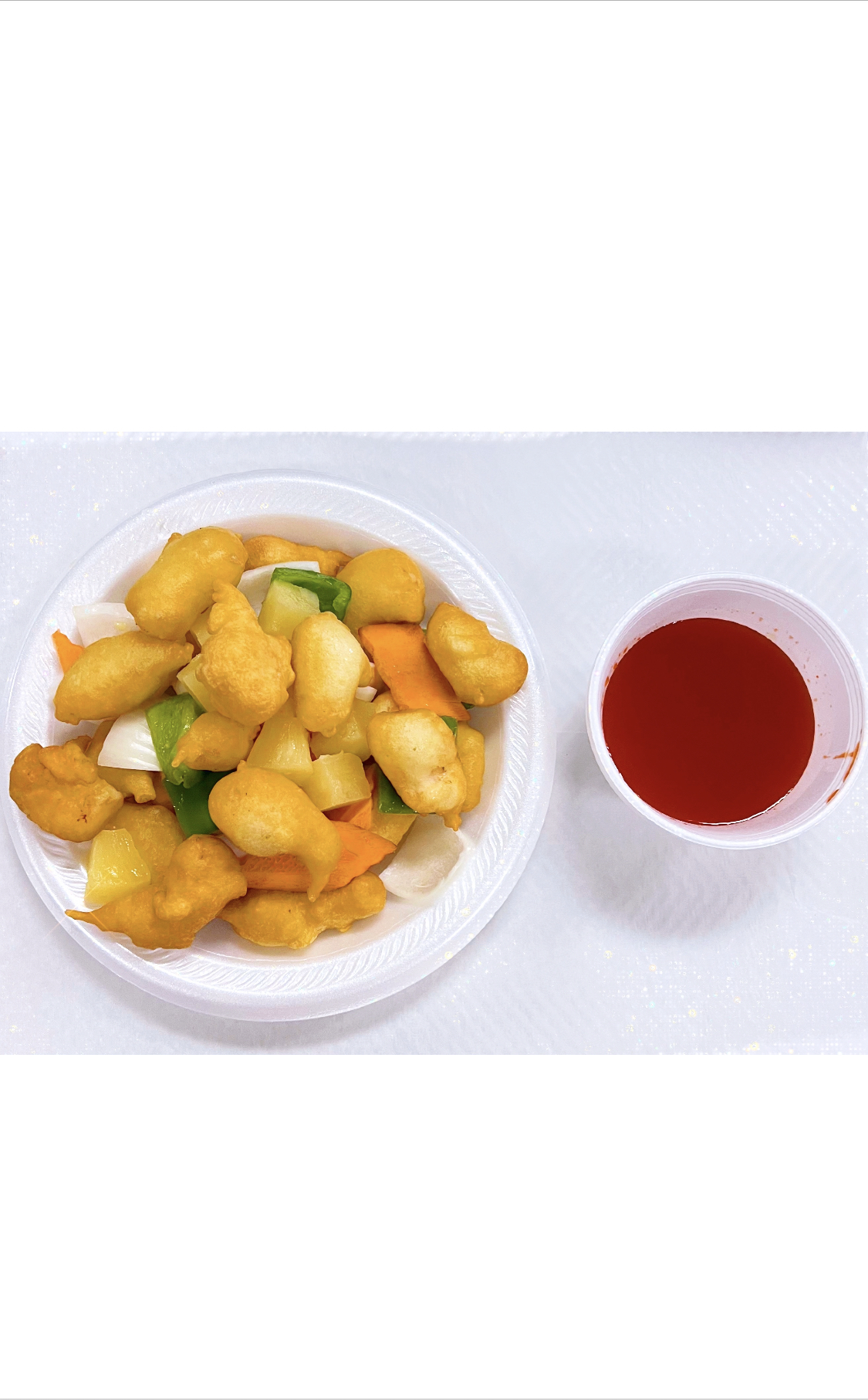 Order 115. Sweet and Sour Chicken food online from Golden China Express store, Worthington on bringmethat.com
