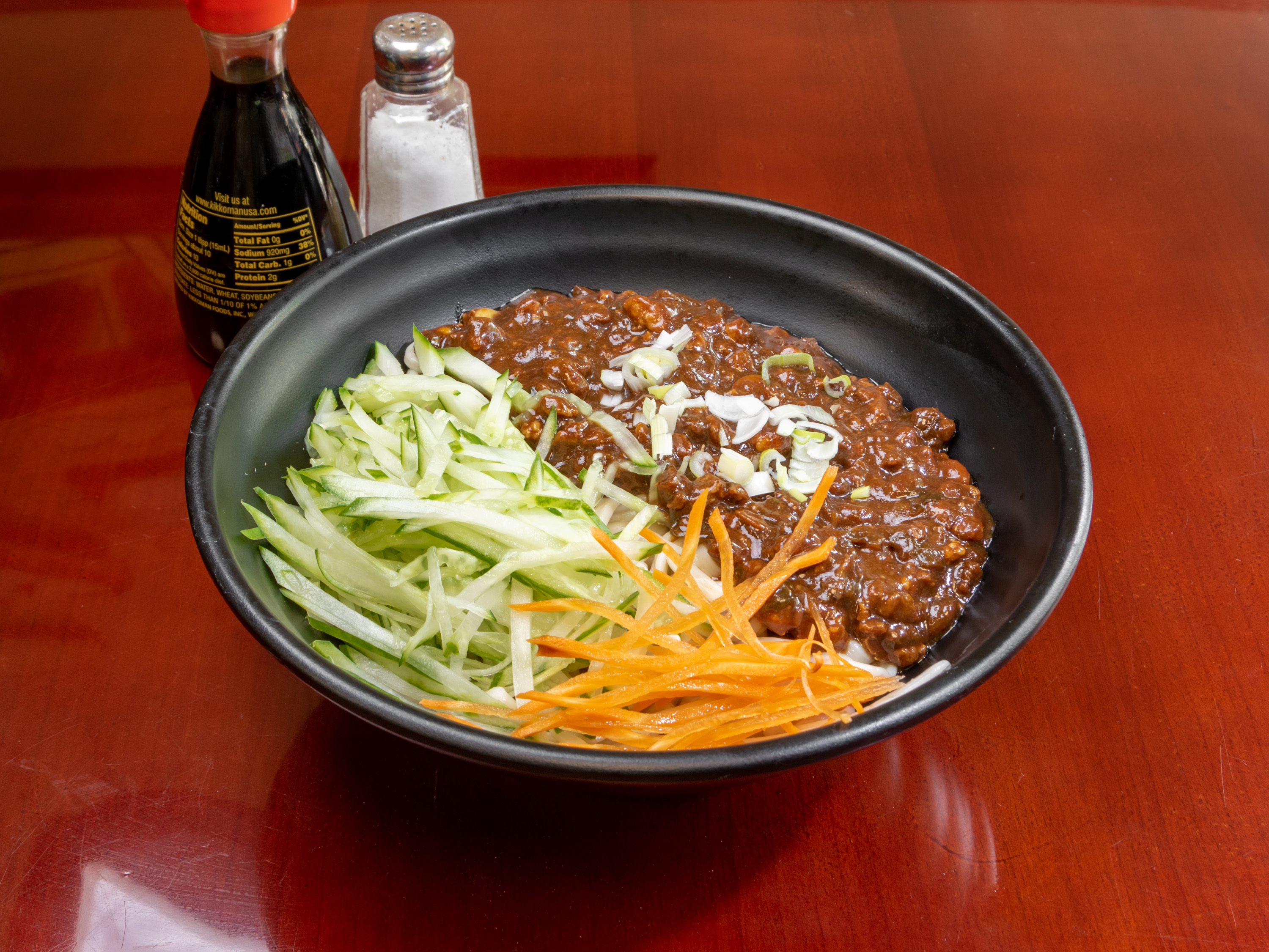 Order Traditional Beijing Noodle with Soy Bean Paste 老北京炸酱面 food online from Osaka House store, Madison on bringmethat.com