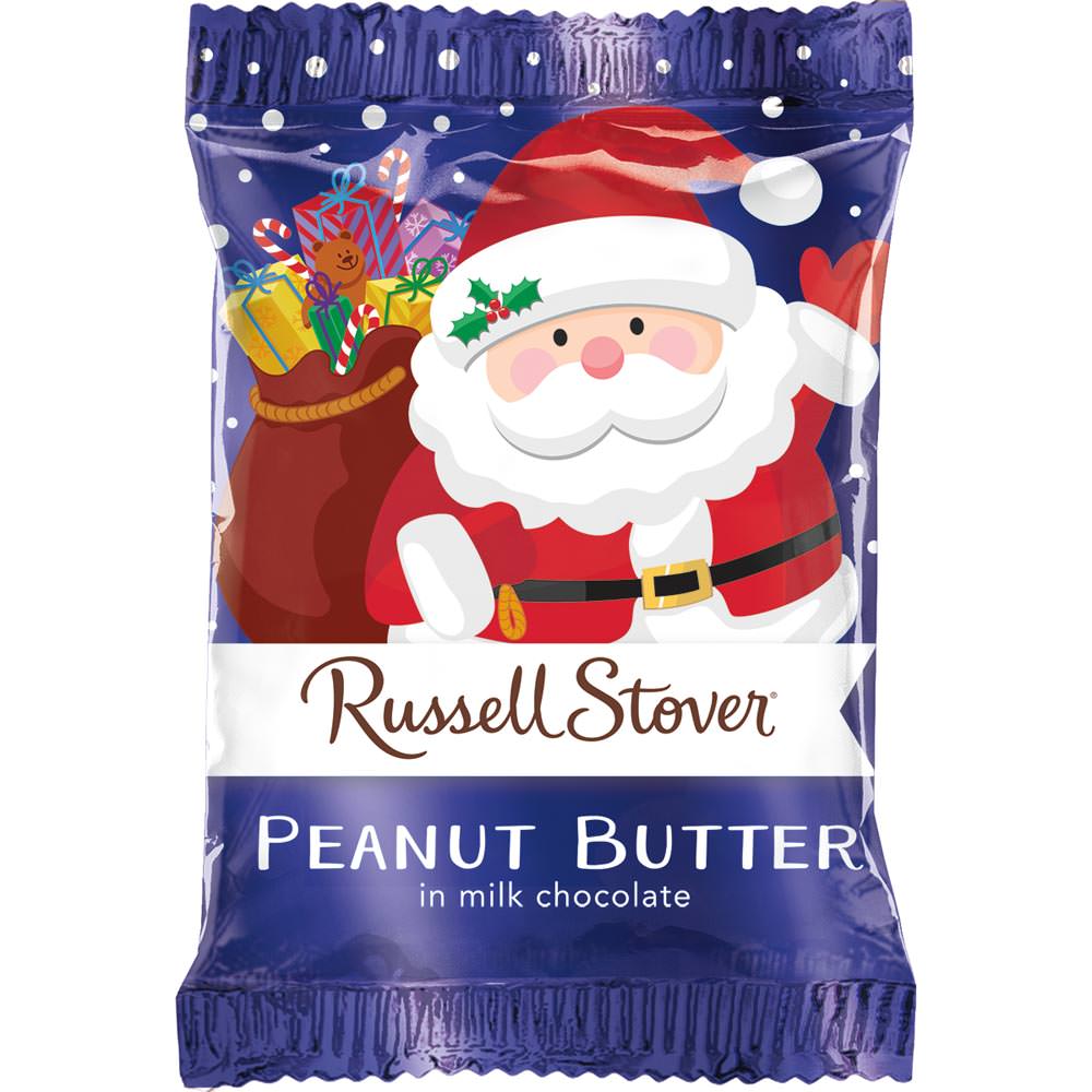 Order Russell Stover Milk Chocolate Peanut Buttr Santa Face - 1 oz food online from Bartell store, Edmonds on bringmethat.com