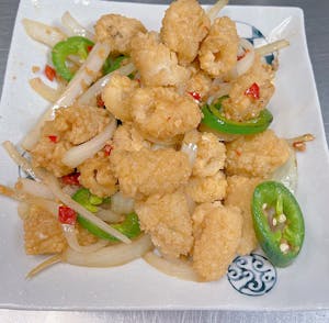 Order CS4. Salt & Pepper Squid food online from China Hut store, Chicago on bringmethat.com