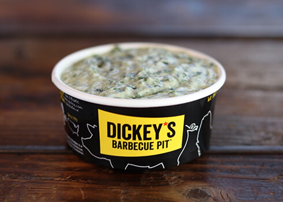 Order Asiago Cheese Creamed Spinach food online from Dickey's Barbecue Pit store, Newark on bringmethat.com