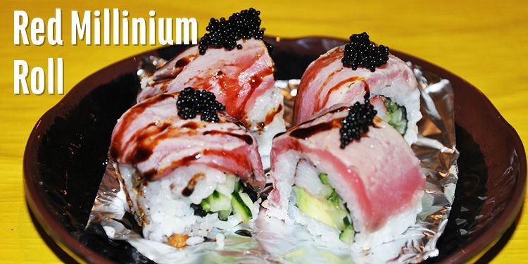 Order Red Millennium Roll. food online from Gorilla Sushi store, Chicago on bringmethat.com