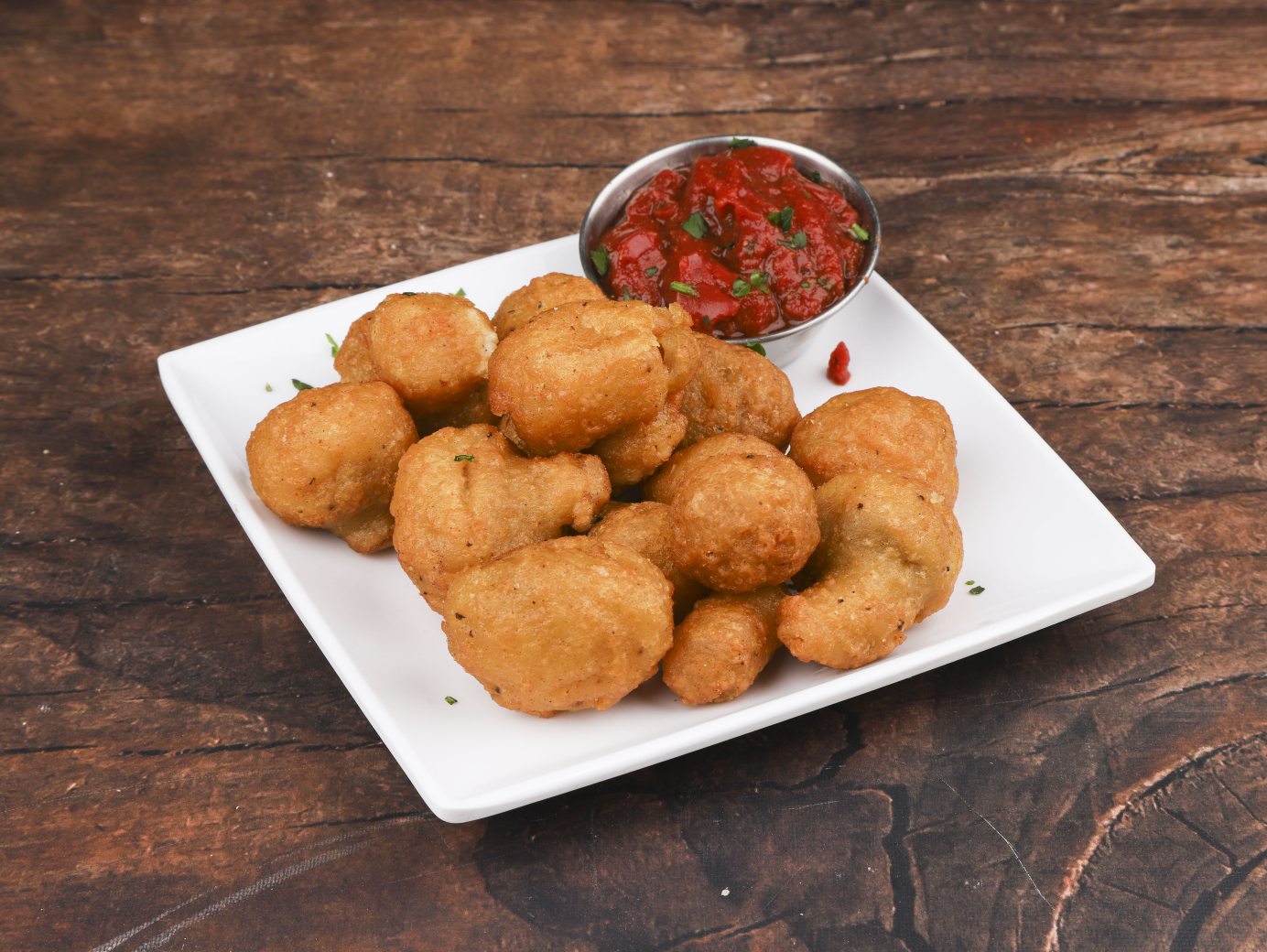Order Fried Mushrooms food online from Golden Pizza store, Greensboro on bringmethat.com