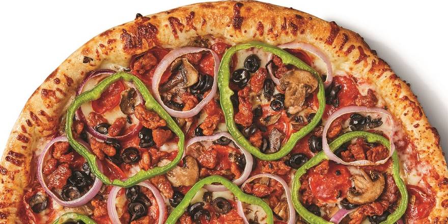 Order Deluxe Pizza food online from Vocelli Pizza store, Pasadena on bringmethat.com