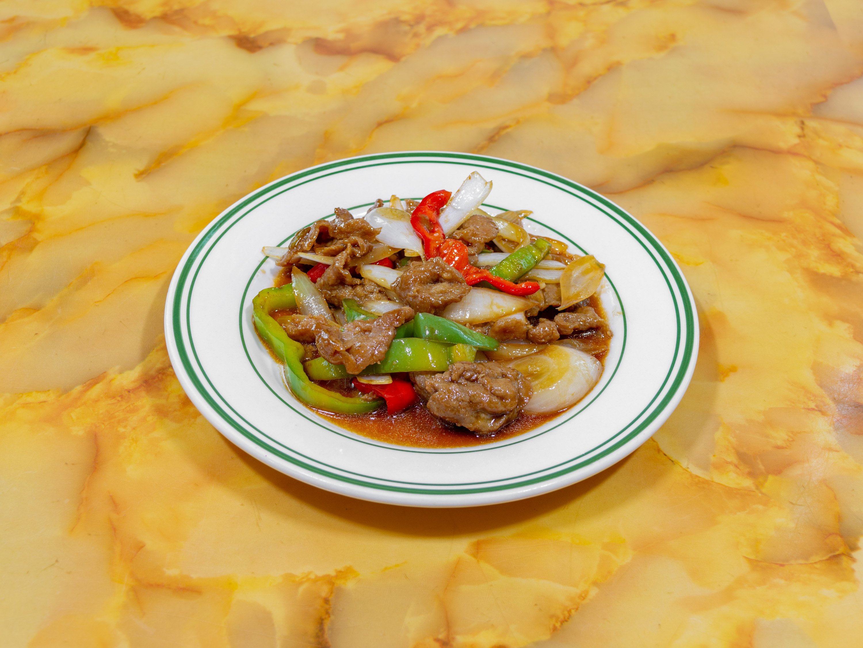 Order 59. Pepper Steak with Onions food online from Eastern Buffet store, Lindale on bringmethat.com