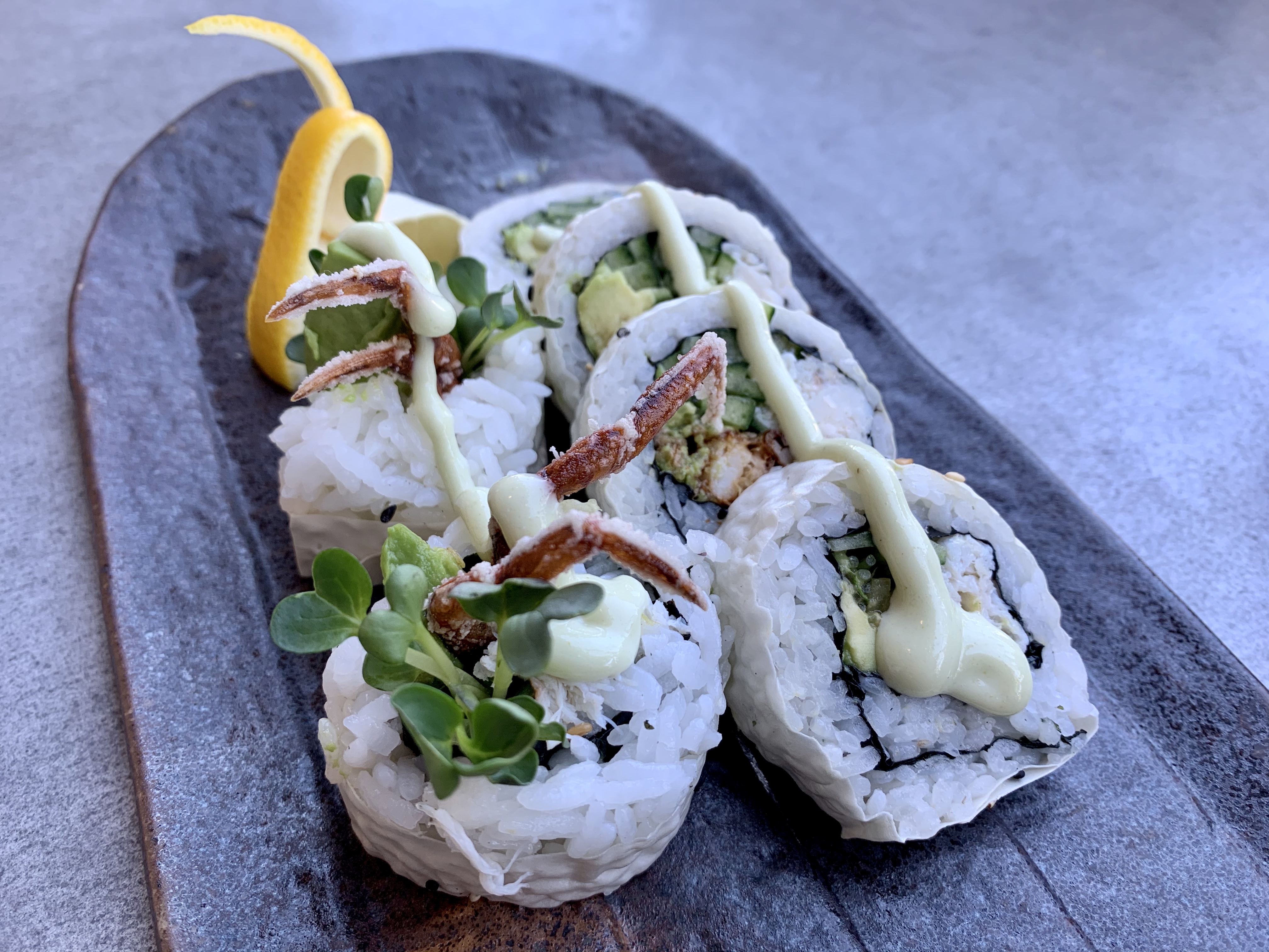 Order Gluten Free Spider Roll food online from Sushi Lounge store, Poway on bringmethat.com