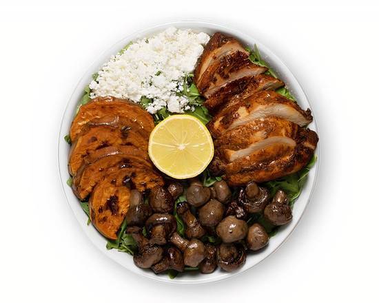 Order Warm Chicken + Goat Cheese Bowl food online from Just Salad store, Chapel Hill on bringmethat.com