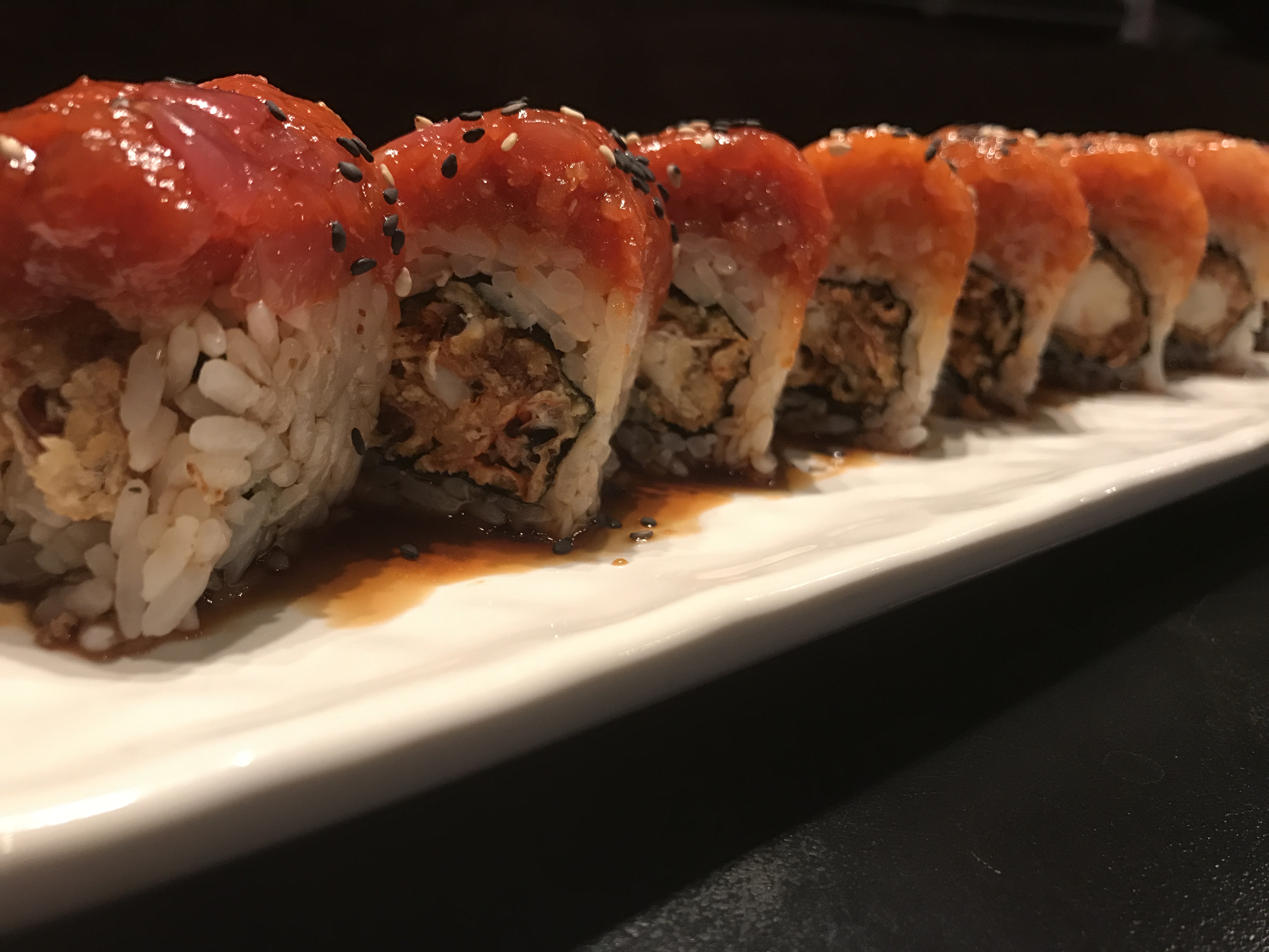 Order R4. New York Roll (8pcs) food online from Miyabi Sushi Japanese Restaurant store, Houston on bringmethat.com