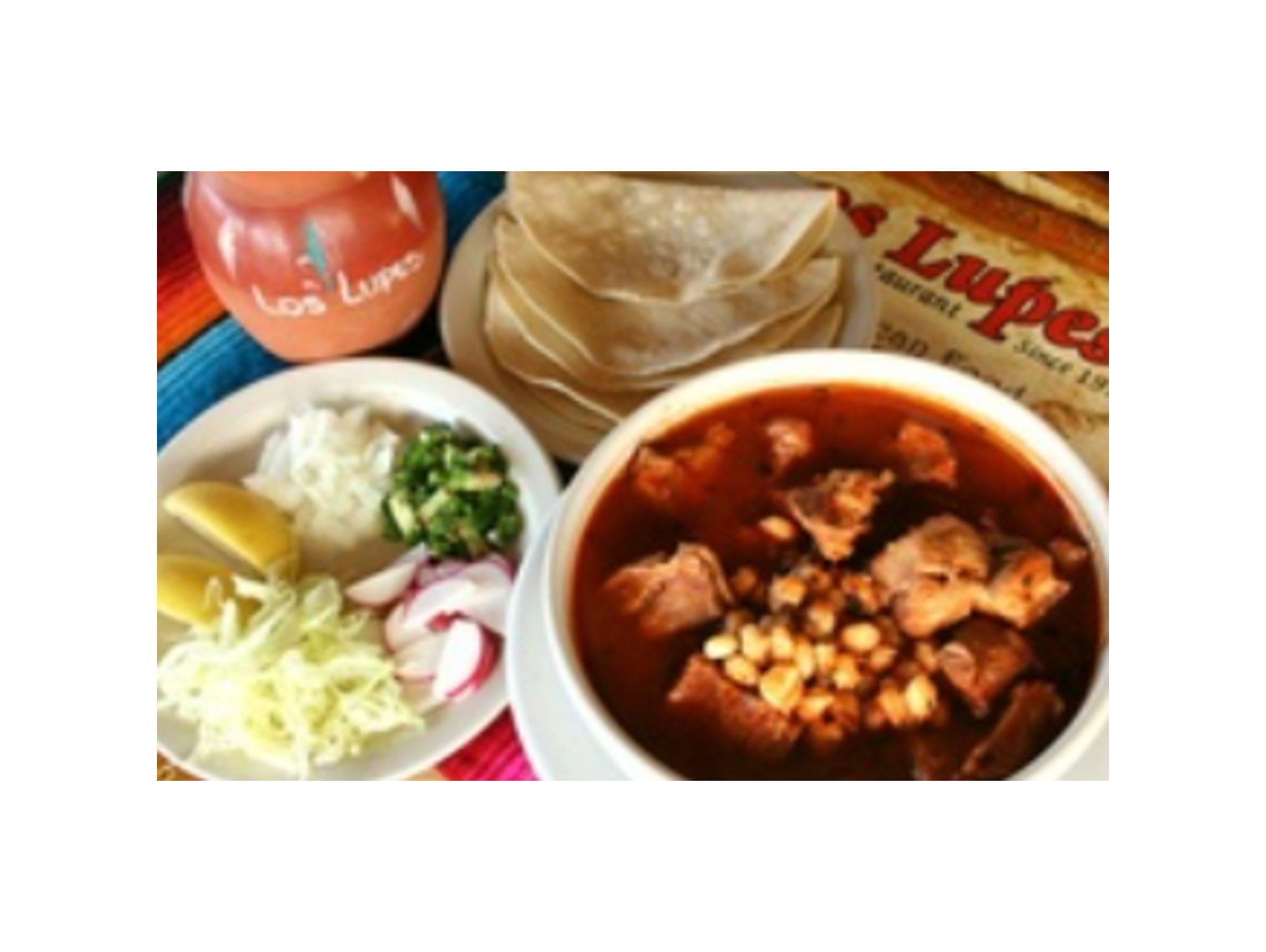 Order Pozole food online from Los Lupes store, Addison on bringmethat.com