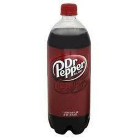 Order Dr Pepper 1L Bottle food online from IV Deli Mart store, Goleta on bringmethat.com