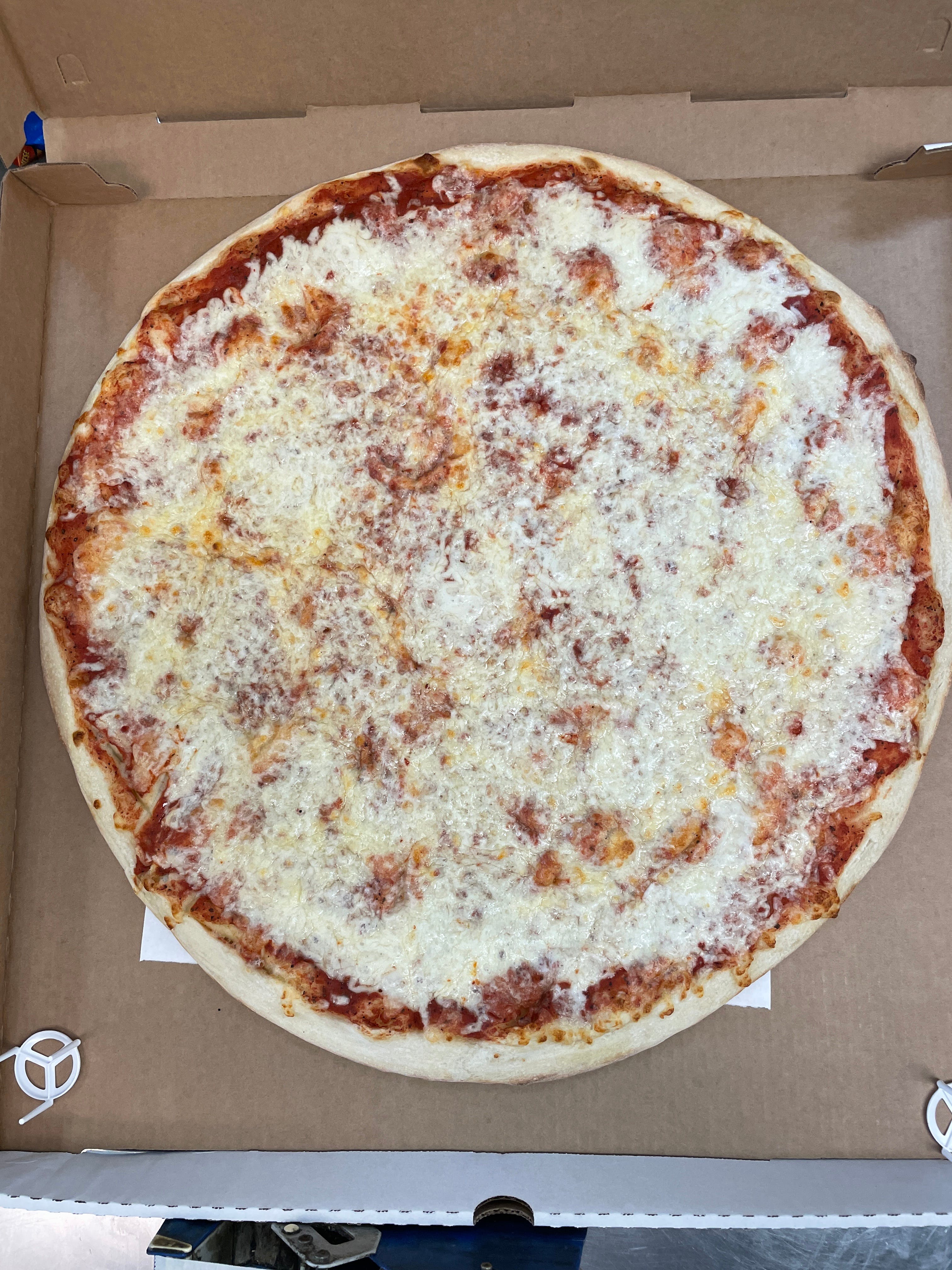 Order Plain Cheese Pizza - Small 12" food online from Leandro Pizza House store, Philadelphia on bringmethat.com