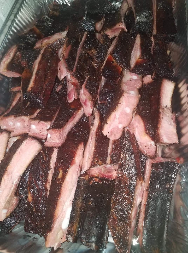 Order Half Rack Ribs food online from Gilbert & Co. Bbq store, Humble on bringmethat.com