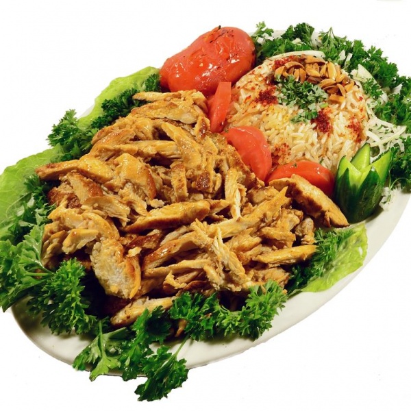Order Chicken Shawarma Entree food online from Red Moon Lounge store, Valley Village on bringmethat.com