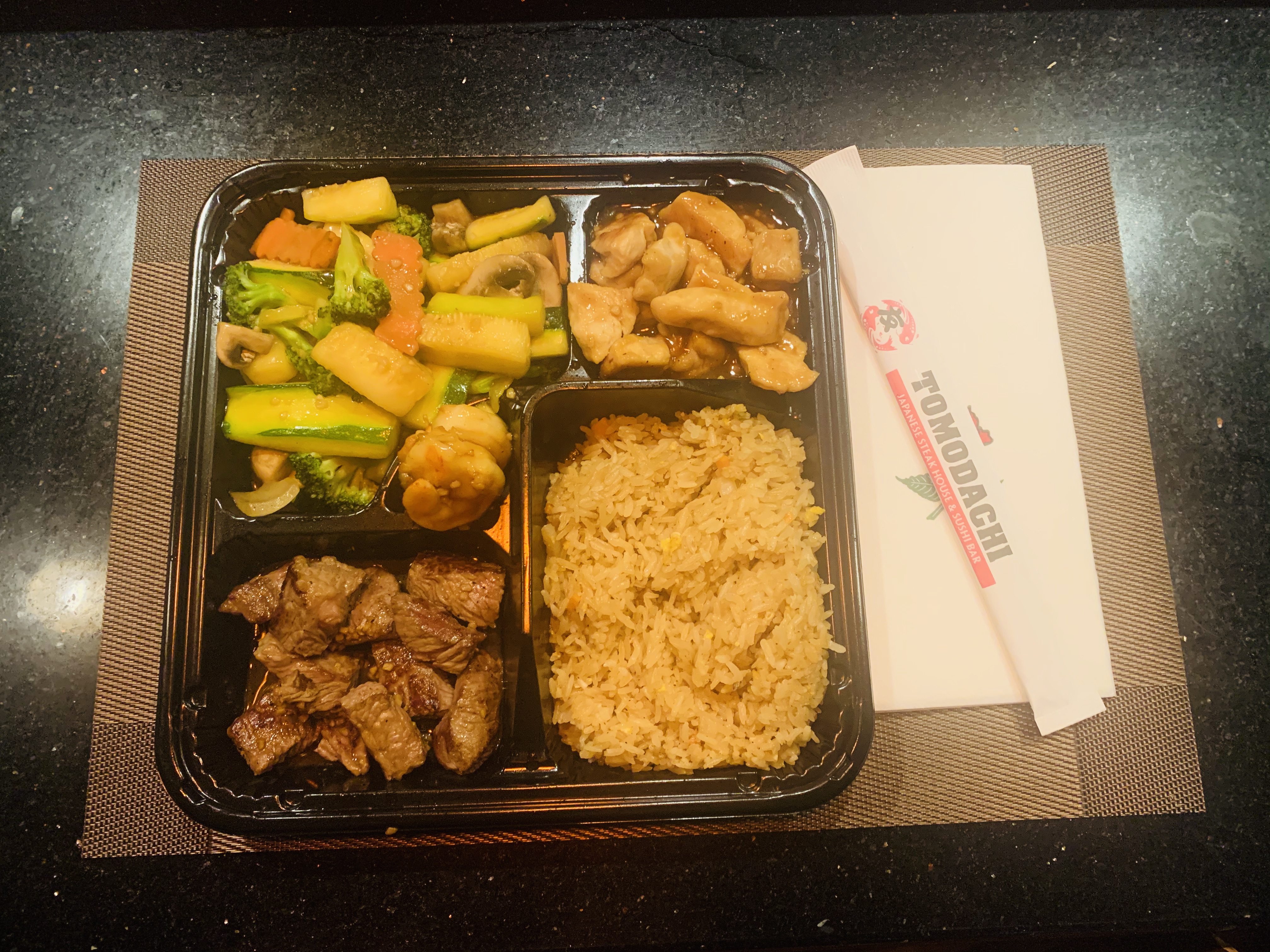 Order Steak and Chicken Hibachi food online from Tomodachi Japanese Steakhouse & Sushi Bar store, Royersford on bringmethat.com