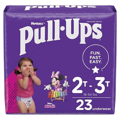 Order Huggies Pull-Ups Girls' Potty Training Pants Size 4 2T - 3T - 74.0 ea food online from Walgreens store, WELLSBURG on bringmethat.com