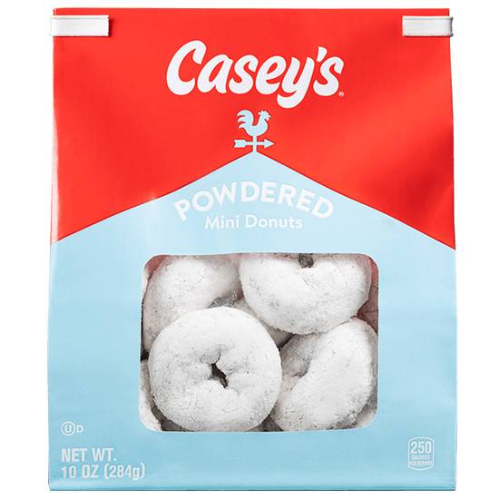 Order Casey's Powdered Mini Donuts Bag 10oz food online from Casey's store, La Vista on bringmethat.com