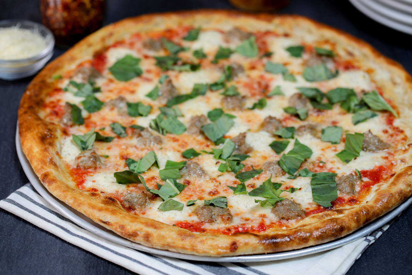 Order Salsiccia Thin Crust Pizza food online from Patxi Pizza store, Dublin on bringmethat.com