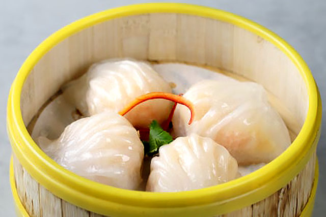 Order Classic Shrimp Dumpling | 經典蝦餃 food online from Palette Tea Garden store, San Mateo on bringmethat.com