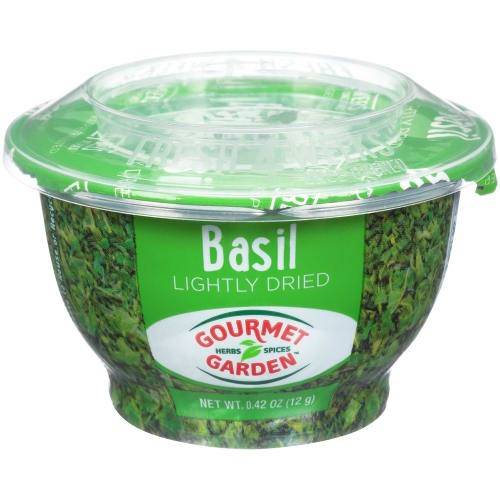 Order Gourmet Garden · Basil Lightly Dried (0.4 oz) food online from Safeway store, Pacifica on bringmethat.com