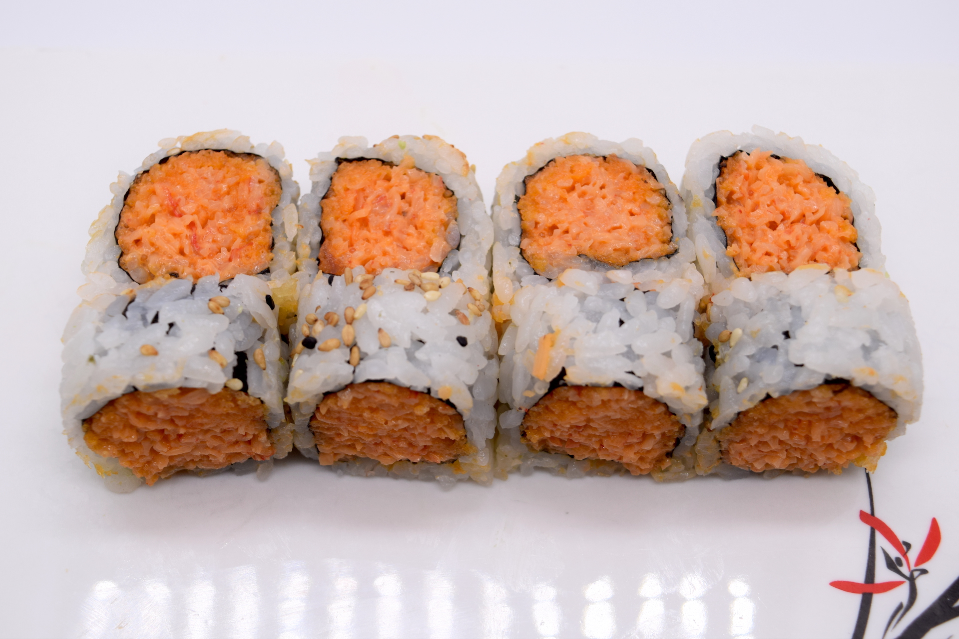 Order Spicy Crab Roll food online from Mizu Japanese Restaurant store, Niles on bringmethat.com