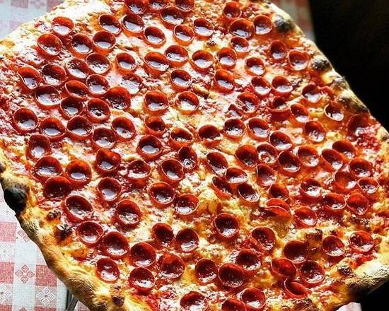 Order 18" Thin Crust Pepperoni food online from Pizza Jerk store, Portland on bringmethat.com