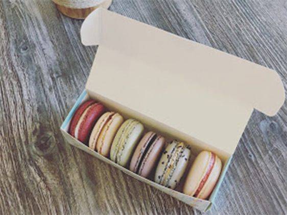 Order 6Pc Gift Box Macaron food online from Bubble U store, Los Angeles on bringmethat.com