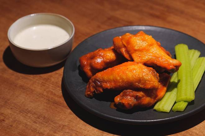 Order Buffalo Chicken Wings (6 pcs) food online from Sunset Squares Pizza store, San Francisco on bringmethat.com
