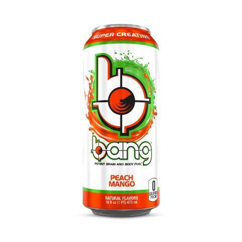 Order Bang Energy Shot Peach Mango 3oz food online from 7-Eleven store, Woodville on bringmethat.com