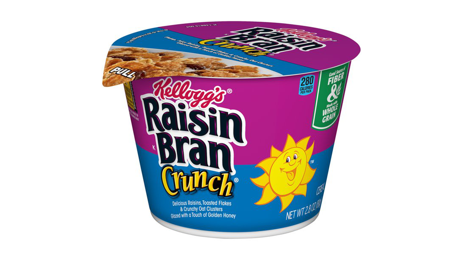 Order Kellogg's Raisin Bran Crunch Breakfast Cereal, 2.8 Oz, Cup food online from Lula Convenience Store store, Evesham on bringmethat.com