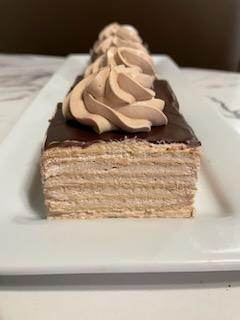 Order Nutella 7 Layer Cake Slice food online from Dalicia Ristorante And Bakery store, Mechanicsburg on bringmethat.com