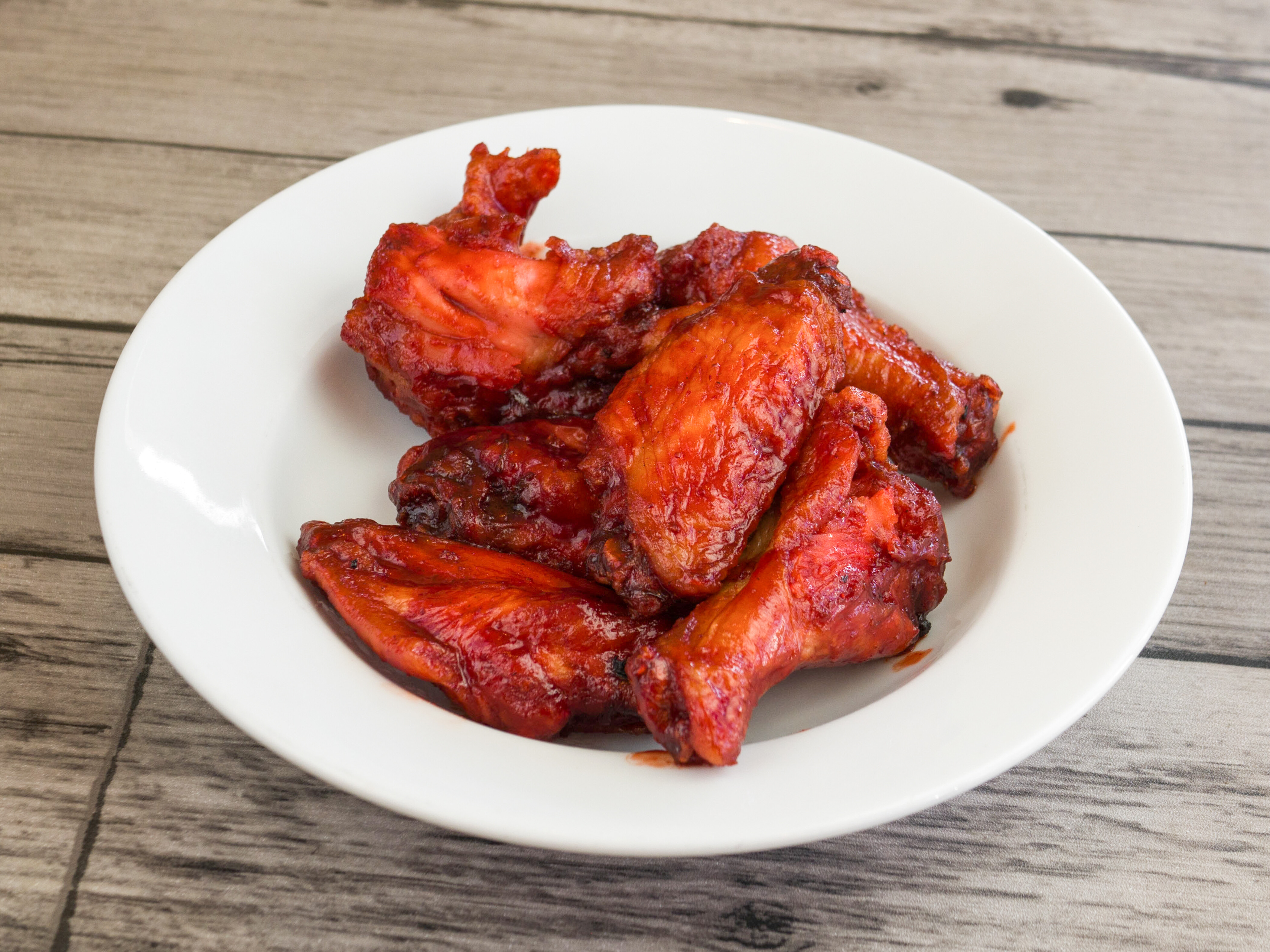Order A22. Chinese BBQ Wings food online from Crazy Wok store, Houston on bringmethat.com