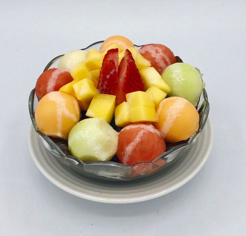 Order #7 Mixed Fruit with Grass Jelly food online from Sweet Mango Dessert Cafe store, San Francisco on bringmethat.com