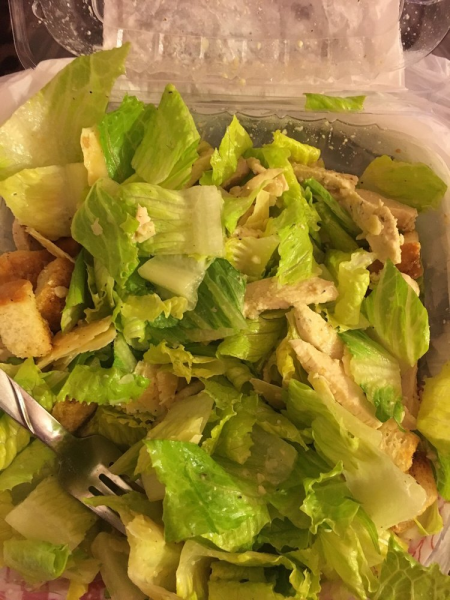 Order Chicken Caesar Salad food online from Pronto Pizza store, Redwood City on bringmethat.com