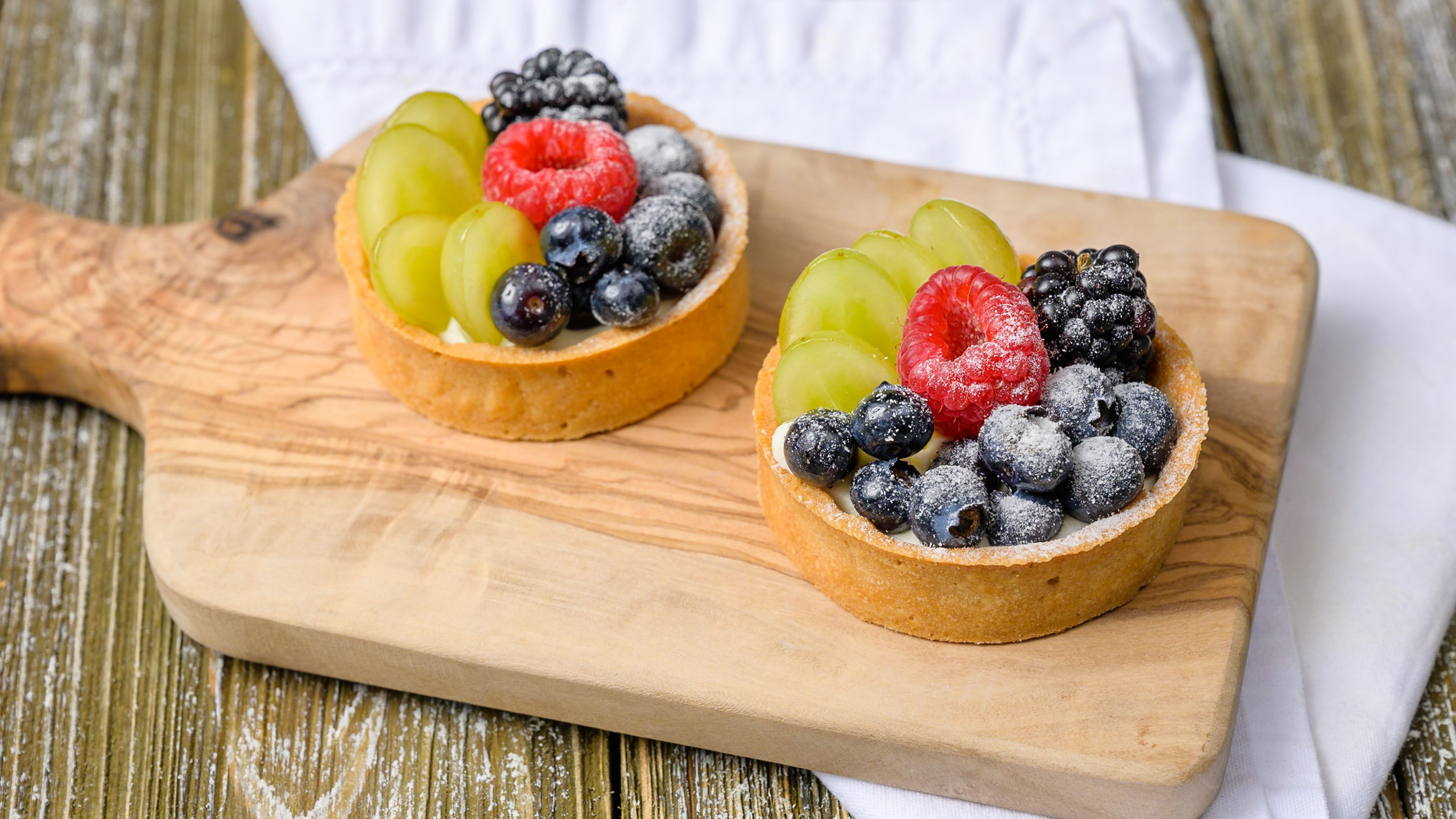 Order Set of 2 Fruit Tart food online from 43 & Company store, Milpitas on bringmethat.com