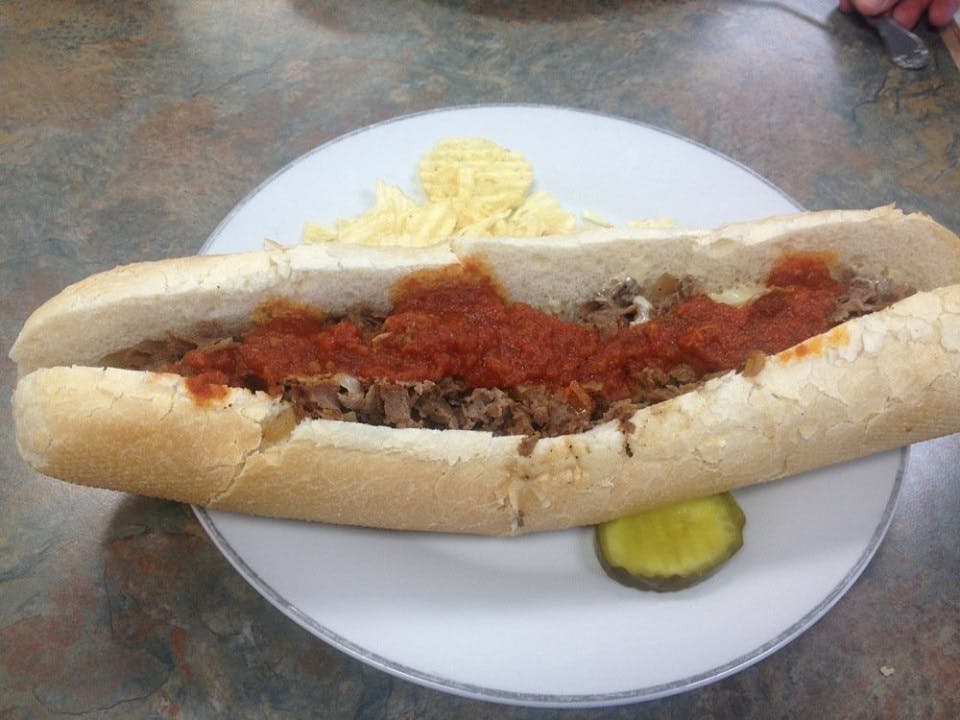 Order Gyro Sub - 6'' food online from Potsy Pizza store, Allentown on bringmethat.com