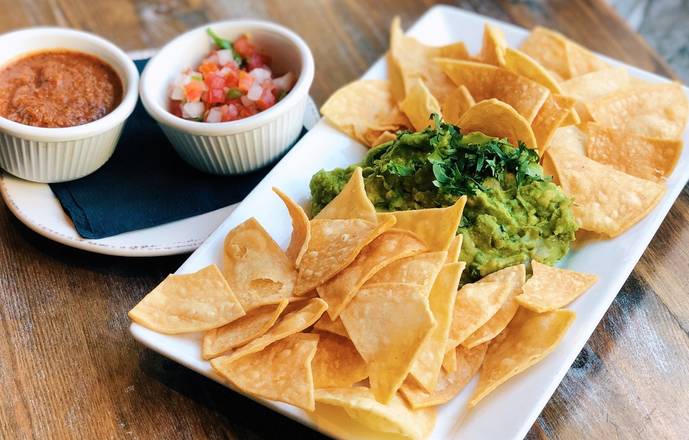 Order Guacamole with Chips. food online from Gringos & Mariachis store, Potomac on bringmethat.com