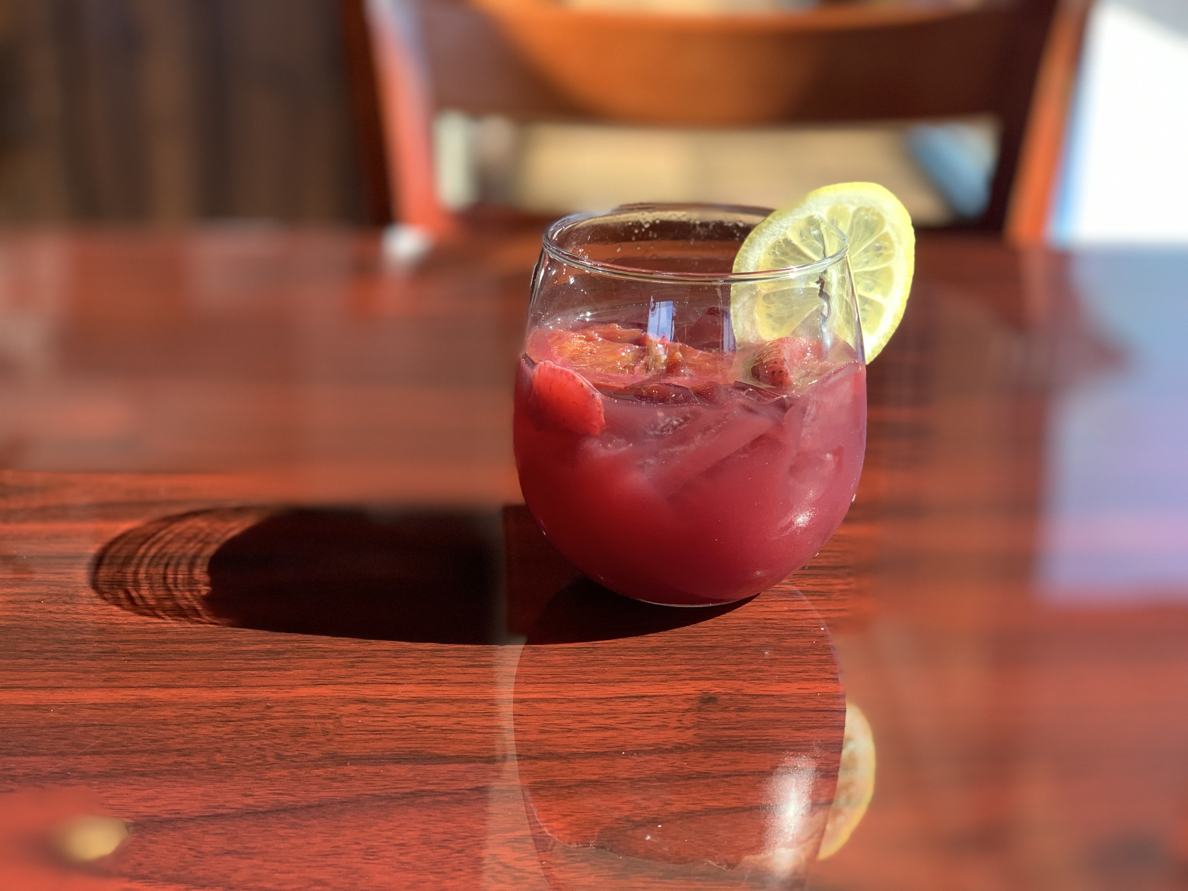 Order homemade fresh red sangria  food online from Anchors Fish & Chips And Seafood Grill store, San Jose on bringmethat.com