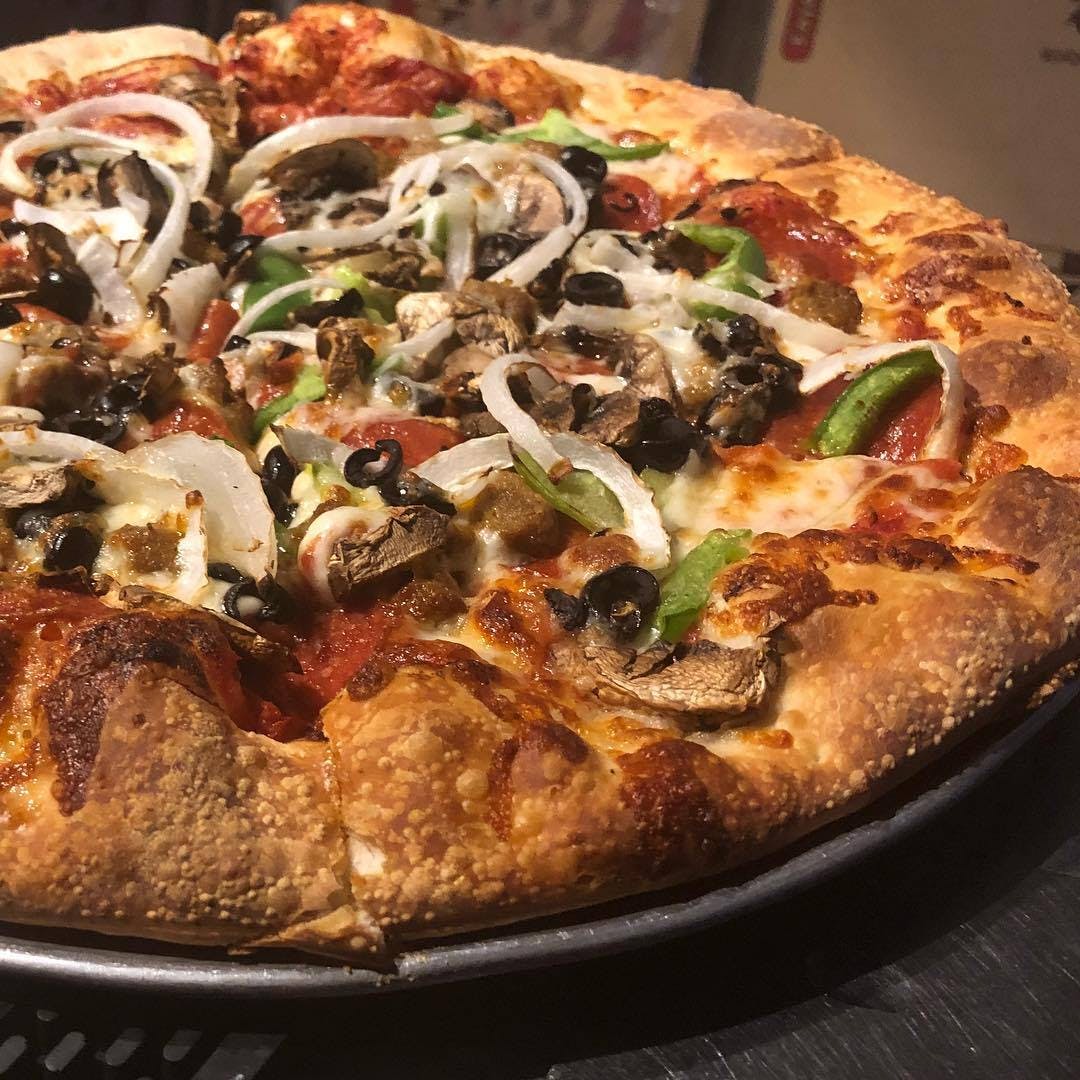 Order Supreme Pizza - Small 14'' food online from Spedelli's store, Salt Lake City on bringmethat.com