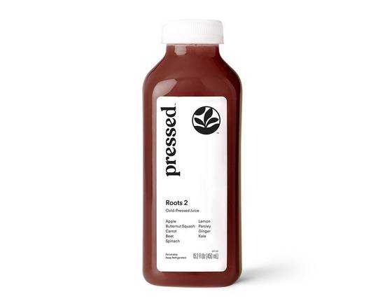 Order Roots 2 | Butternut Squash Carrot Juice food online from Pressed store, San Francisco on bringmethat.com