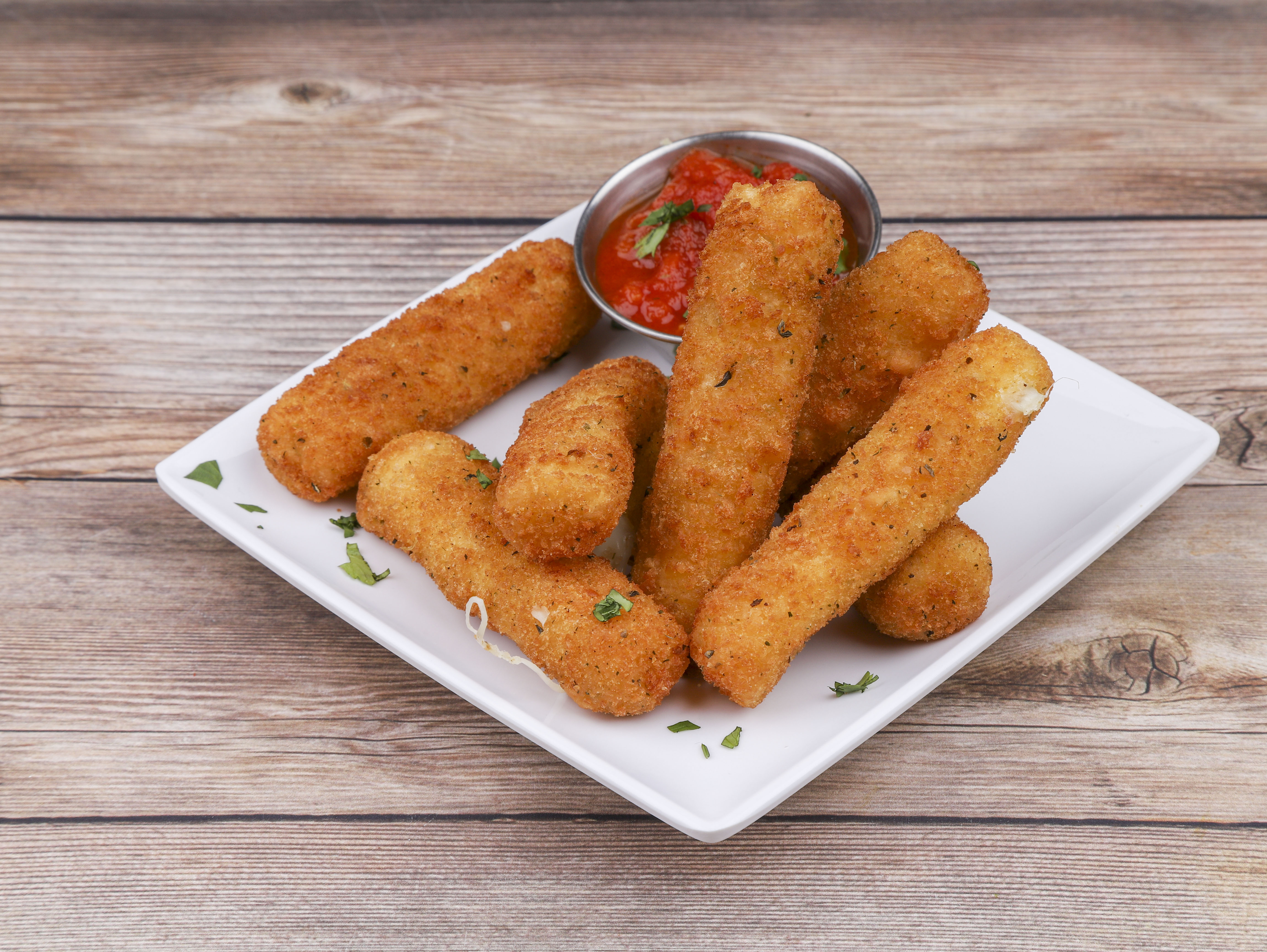 Order Fried Cheese Sticks (6) food online from Roma Pizza Shop store, Durham on bringmethat.com