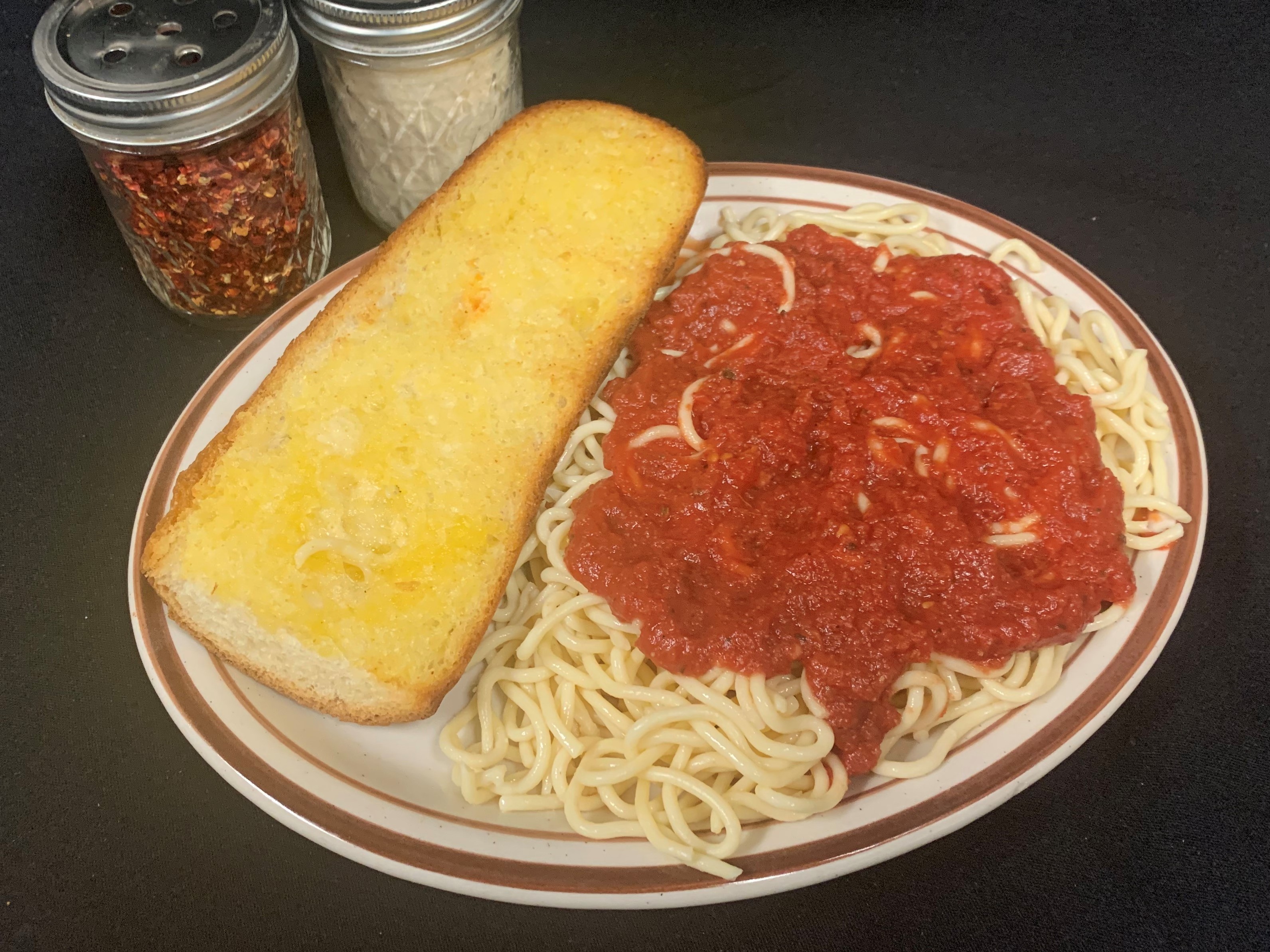 Order Spaghetti with Marinara Sauce food online from Tony Subs & Pizza store, Inglewood on bringmethat.com
