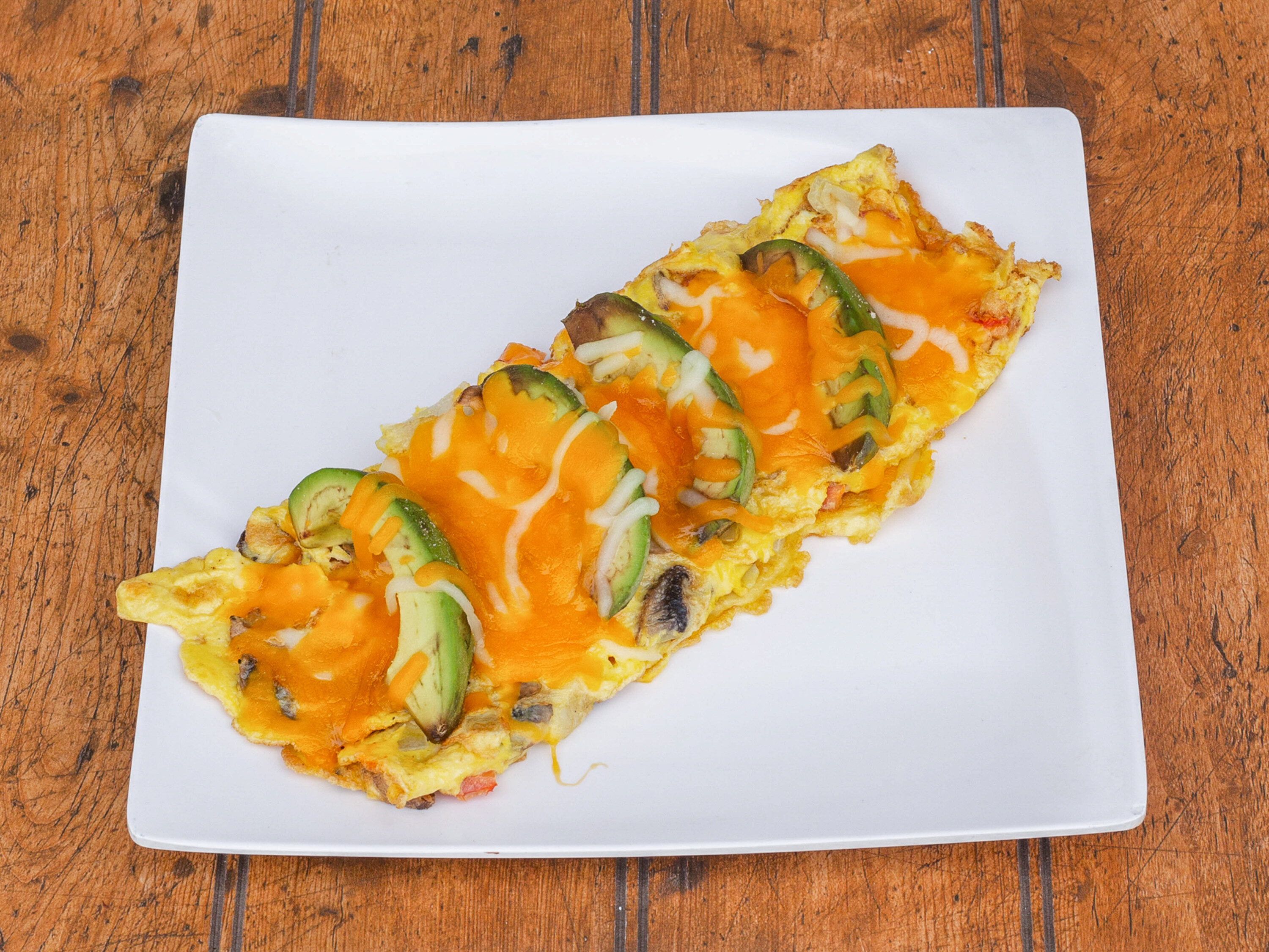 Order County Avocado Omelette food online from Mapleberry Pancake House store, Carol Stream on bringmethat.com