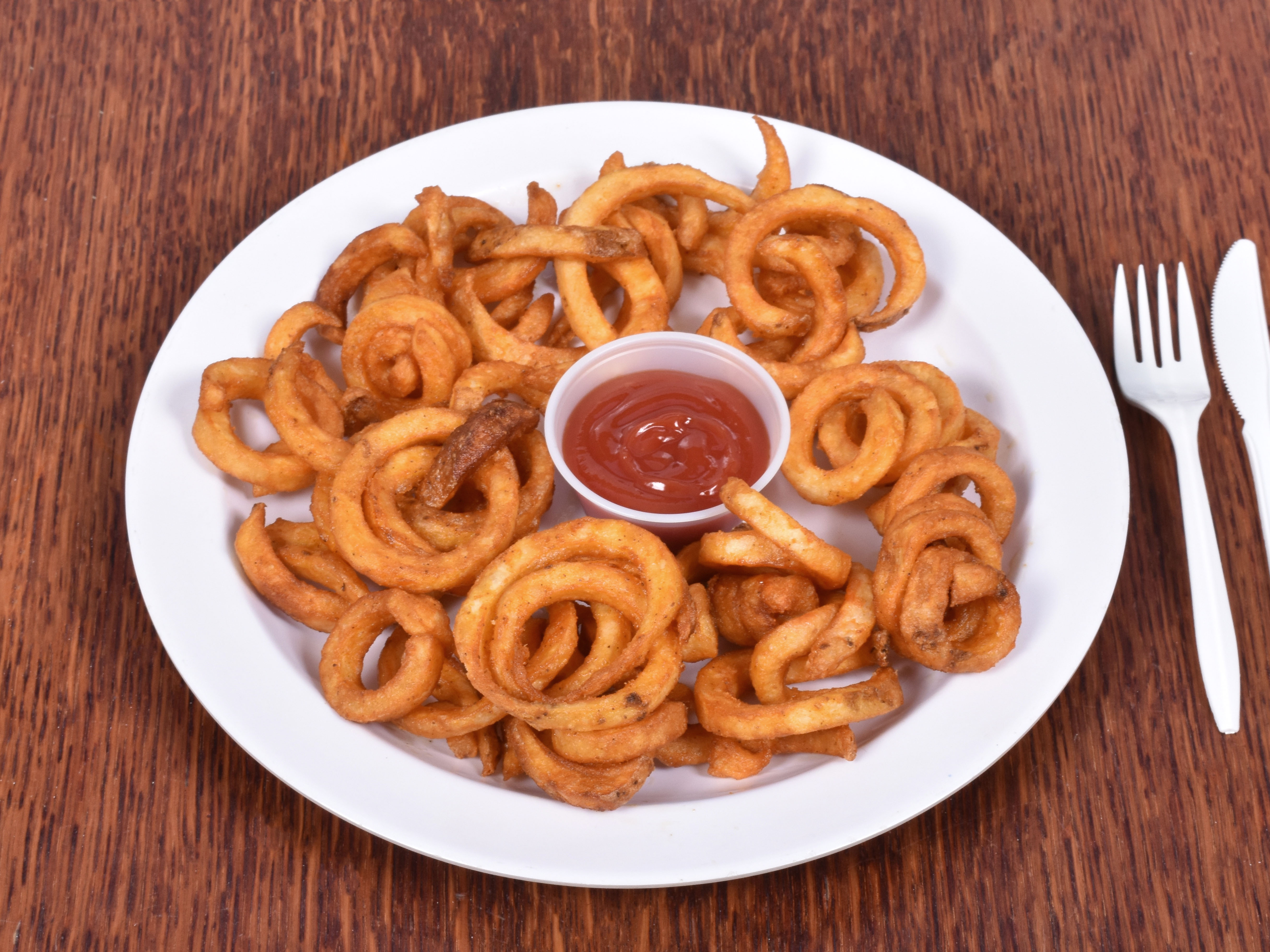 Order Curly Fries food online from Panchos Pizza store, Milford on bringmethat.com