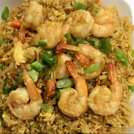 Order Curry Shrimp Fried Rice food online from WA WA Restaurant store, Long Beach on bringmethat.com