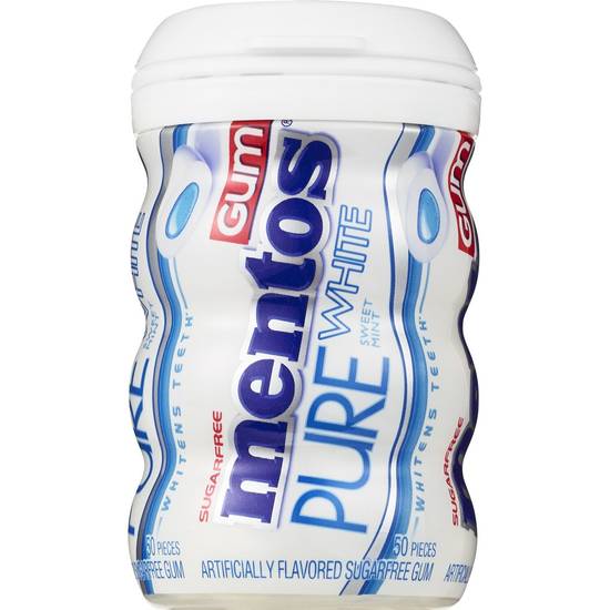 Order Mentos Pure White Sweet Mint Sugar Free Chewing Gum food online from Cvs store, MONTEZUMA on bringmethat.com