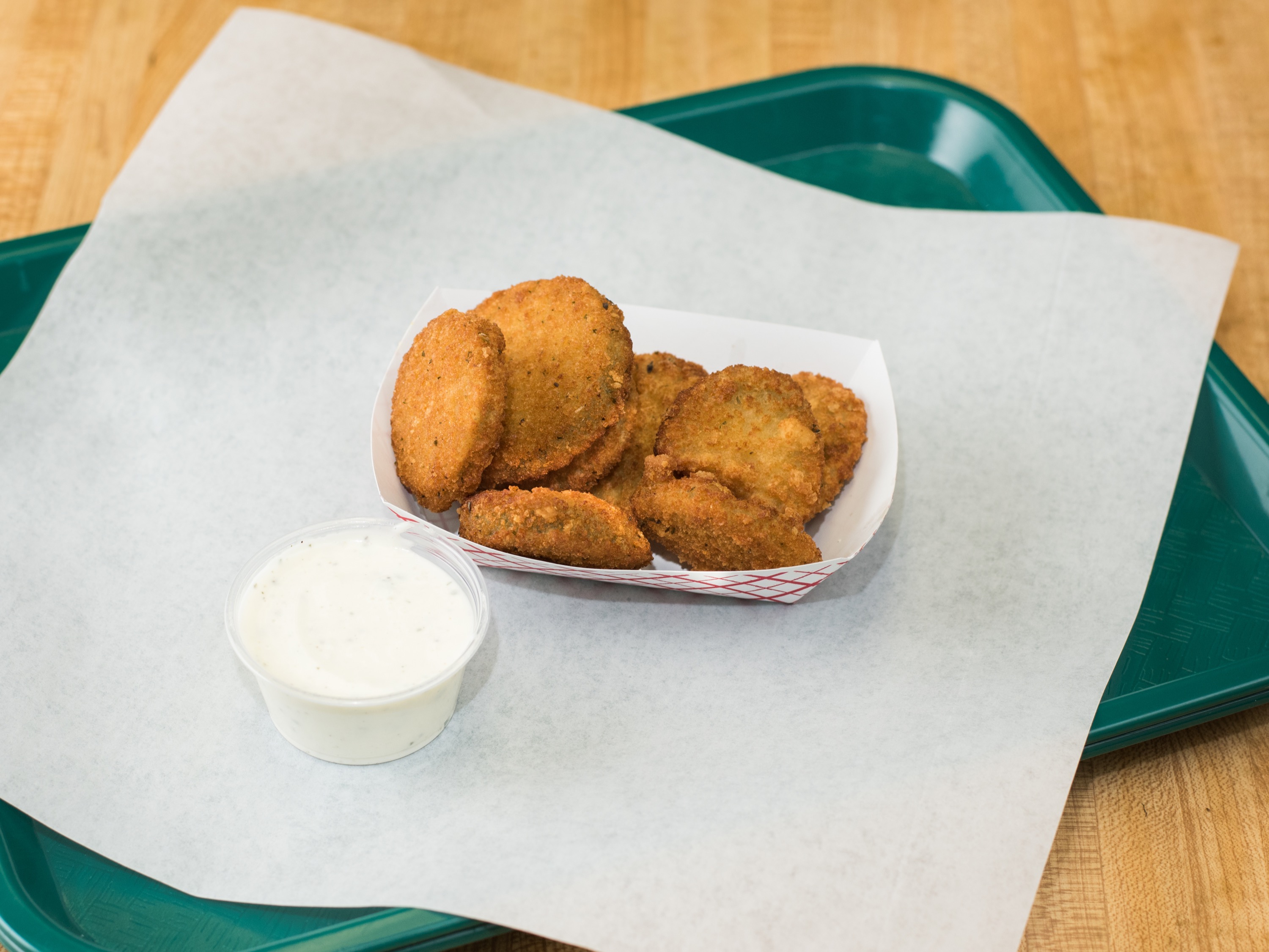 Order Fried Zucchini food online from The Winking Dog store, Northlake on bringmethat.com