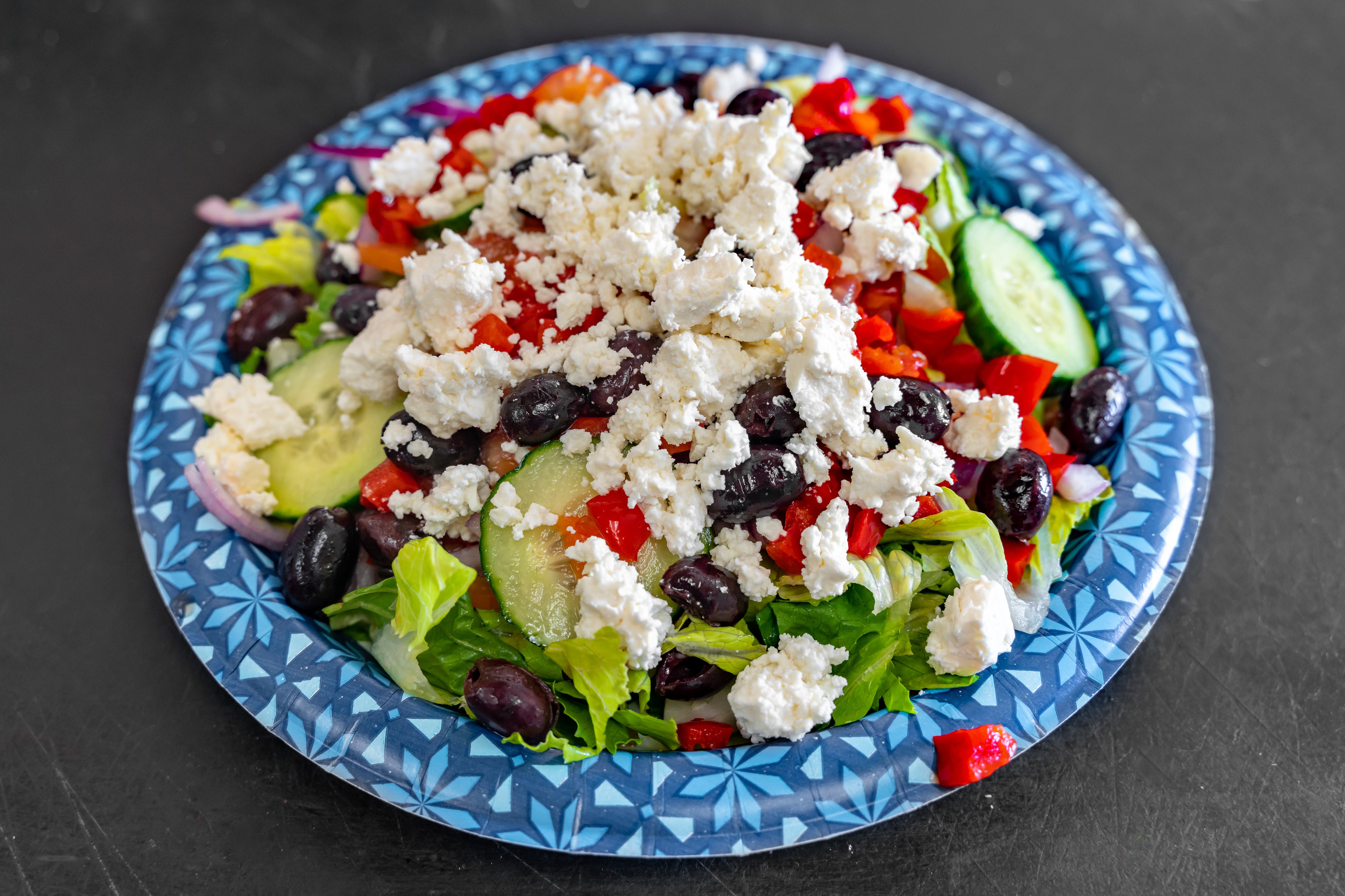 Order Greek Salad - Salad food online from New York Pizza store, Taylor on bringmethat.com